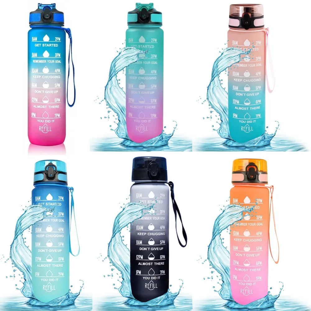 XL Sportflasche Wasserflasche Trinkflasche Flasche 1000 ml - WS-Trend.de