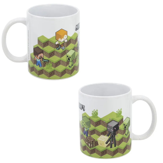 Minecraft Gamer Steve Alex Creeper Kaffeetasse Teetasse Keramik Tasse 330 ml - WS-Trend.de