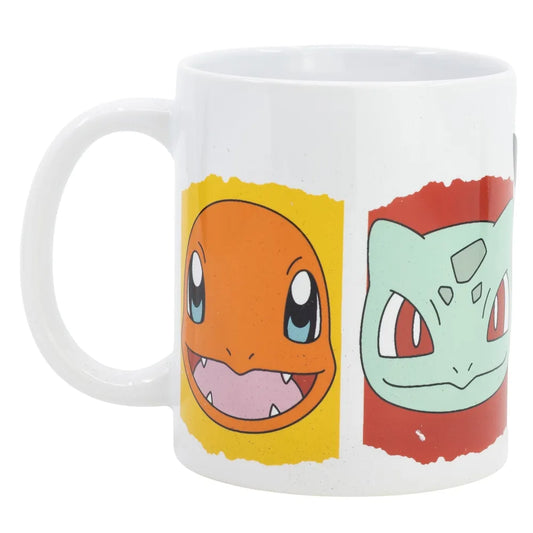 Pokemon Pikachu Bisasam Glumanda Shiggy Kaffeetasse Teetasse 330 ml - WS-Trend.de Tasse Geschenkidee