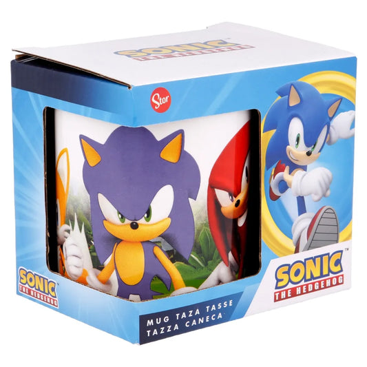 Sonic the Hedgehog Tails Knuckles Kaffeetasse Teetasse Tasse Geschenkidee 330 ml - WS-Trend.de