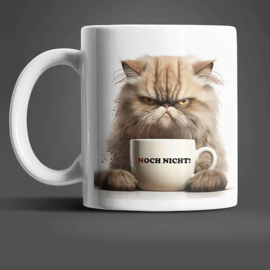 Katze Noch Nicht Kaffeetasse Teetasse Tasse Geschenkidee 330 ml - WS-Trend.de