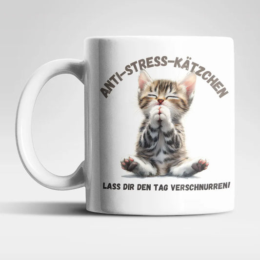 Anti Stress Baby Katze Kätzchen Kaffeetasse Teetasse Tasse Geschenkidee 325 ml - WS-Trend.de