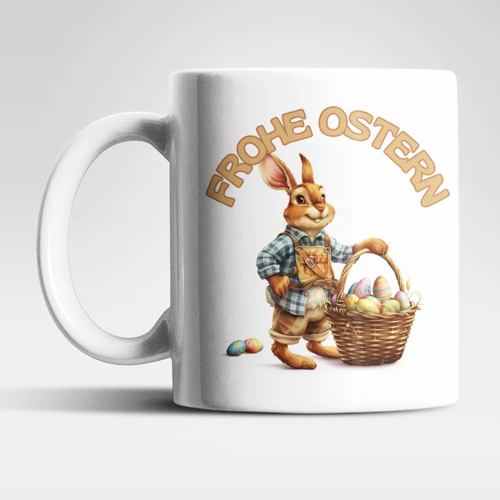 Ostern Hase Ostereier Kaffeetasse Teetasse Tasse Geschenkidee 325 ml - WS-Trend.de