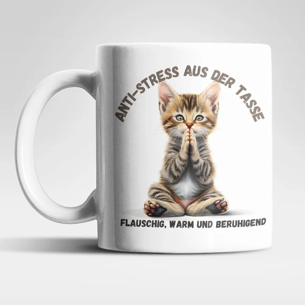 Anti Stress Baby Katze Kätzchen Kaffeetasse Teetasse Tasse Geschenkidee 325 ml - WS-Trend.de