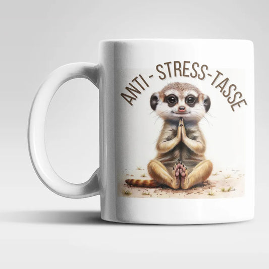 Anti Stress Baby Erdmännchen Kaffeetasse Teetasse Tasse Geschenkidee 325 ml - WS-Trend.de