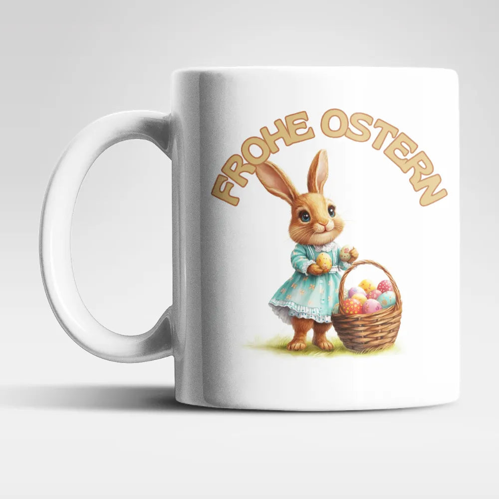 Ostern Hase Ostereier Kaffeetasse Teetasse Tasse Geschenkidee 325 ml - WS-Trend.de