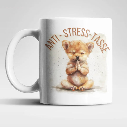 Anti Stress Baby Hund Welpe Kaffeetasse Teetasse Tasse Geschenkidee 325 ml - WS-Trend.de