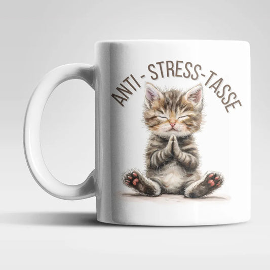 Anti Stress Baby Katze Kätzchen Kaffeetasse Teetasse Tasse Geschenkidee 325 ml - WS-Trend.de