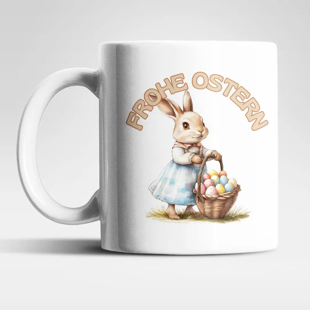 Ostern Hase Ostereier Kaffeetasse Teetasse Tasse Geschenkidee 325 ml - WS-Trend.de