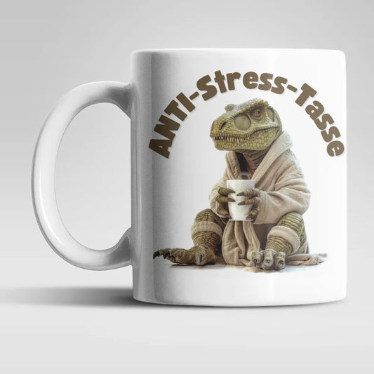 Anti Stress Dino T-Rex Kaffeetasse Teetasse Tasse Geschenkidee 325 ml - WS-Trend.de