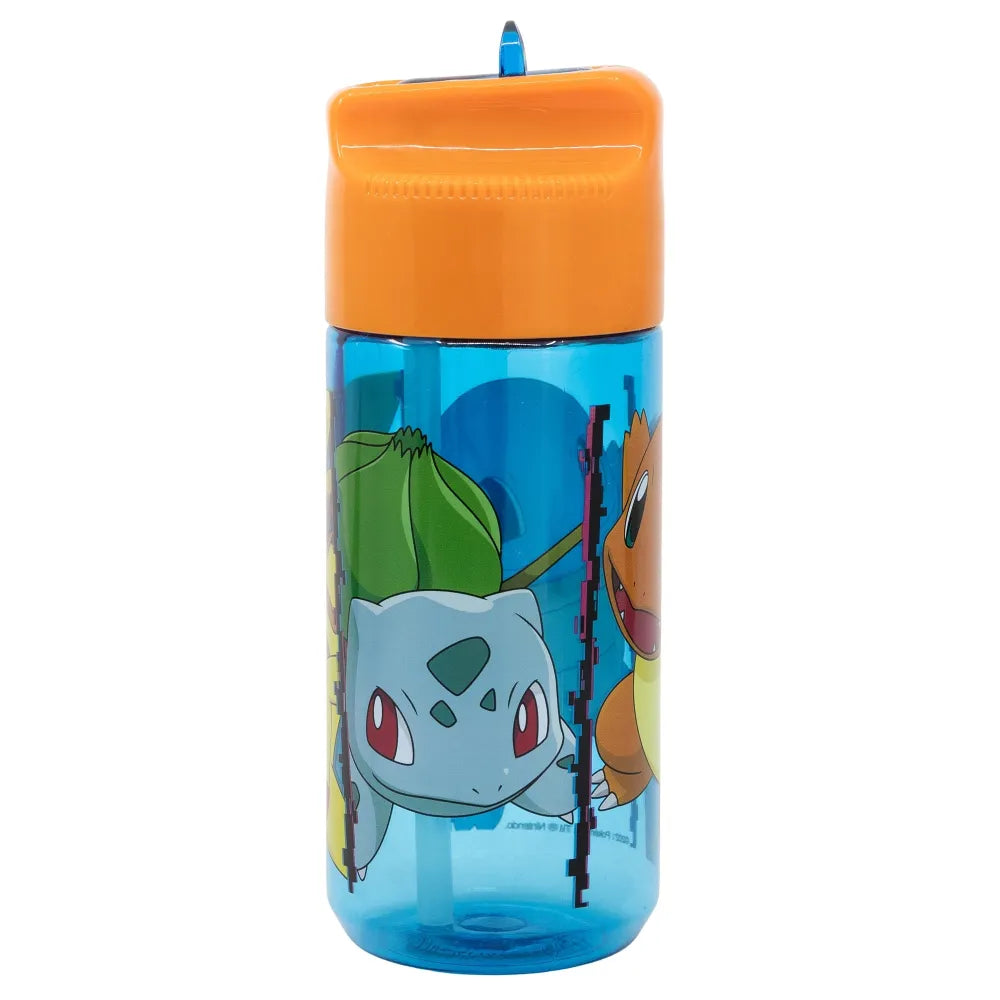 Pokemon Pikachu Bisasam Kinder Wasserflasche - WS-Trend.de Trinkflasche Flasche 430 ml