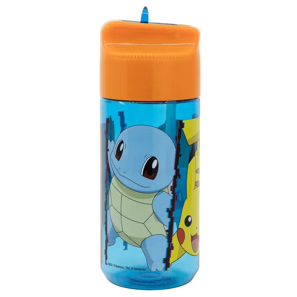 Pokemon Pikachu Bisasam Kinder Wasserflasche - WS-Trend.de Trinkflasche Flasche 430 ml