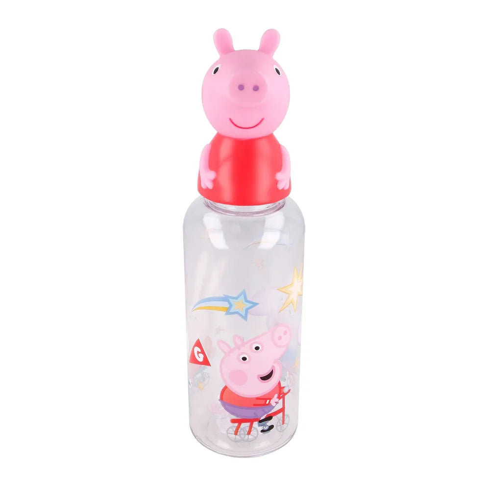 Peppa Wutz George 3D Deckel Kinder Trinkflasche Wasserflasche Flasche 560 ml - WS-Trend.de Pig Sportflasche 430