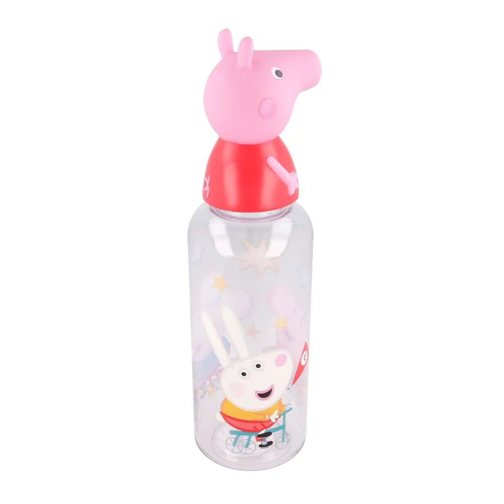 Peppa Wutz George 3D Deckel Kinder Trinkflasche Wasserflasche Flasche 560 ml - WS-Trend.de Pig Sportflasche 430