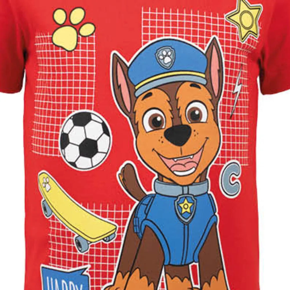 Paw Patrol Chase Kinder Jungen kurzarm T-Shirt Shirt - WS-Trend.de