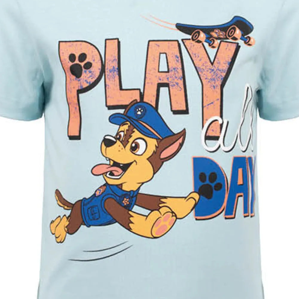 Paw Patrol Chase Kinder Jungen kurzarm T-Shirt Shirt - WS-Trend.de