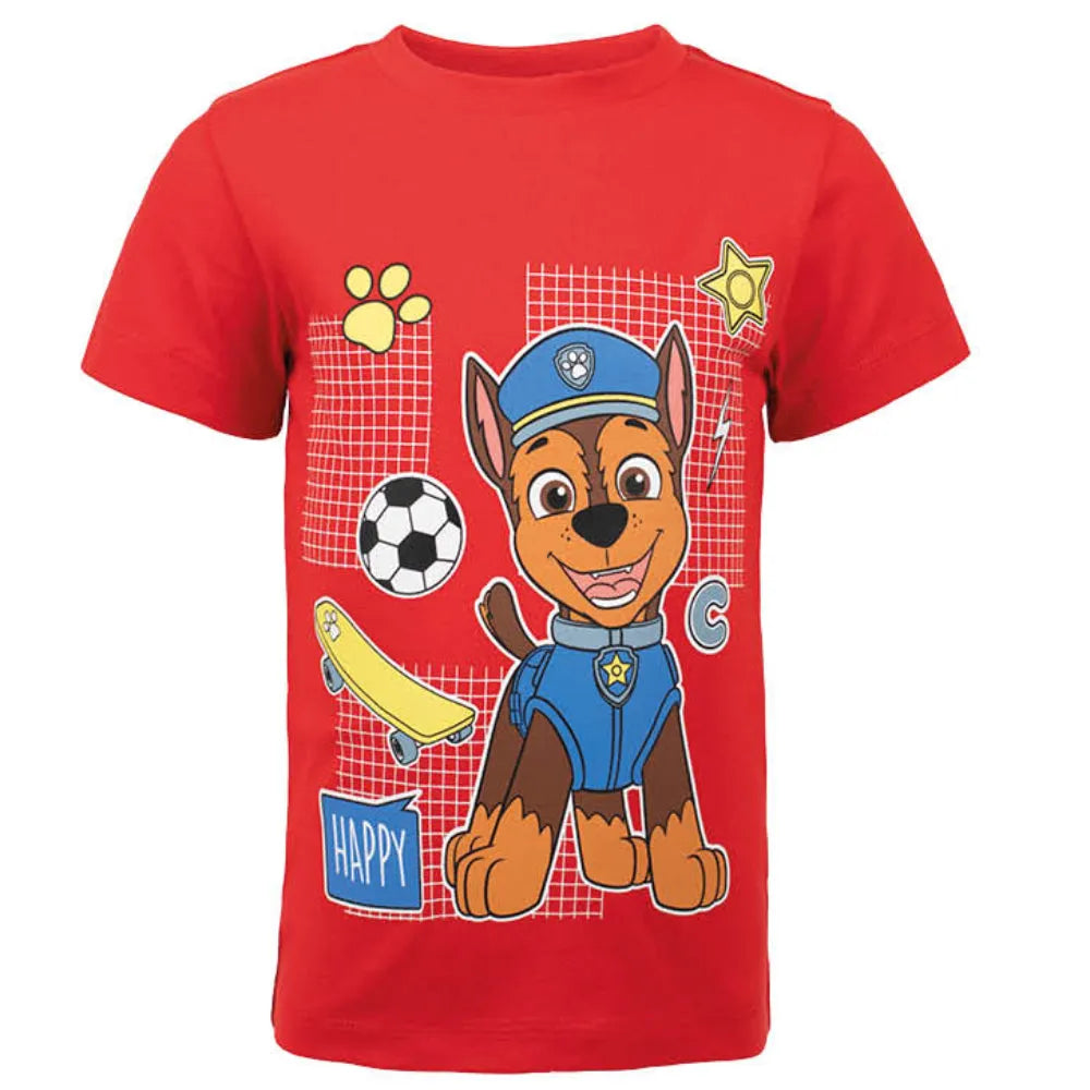 Paw Patrol Chase Kinder Jungen kurzarm T-Shirt Shirt - WS-Trend.de