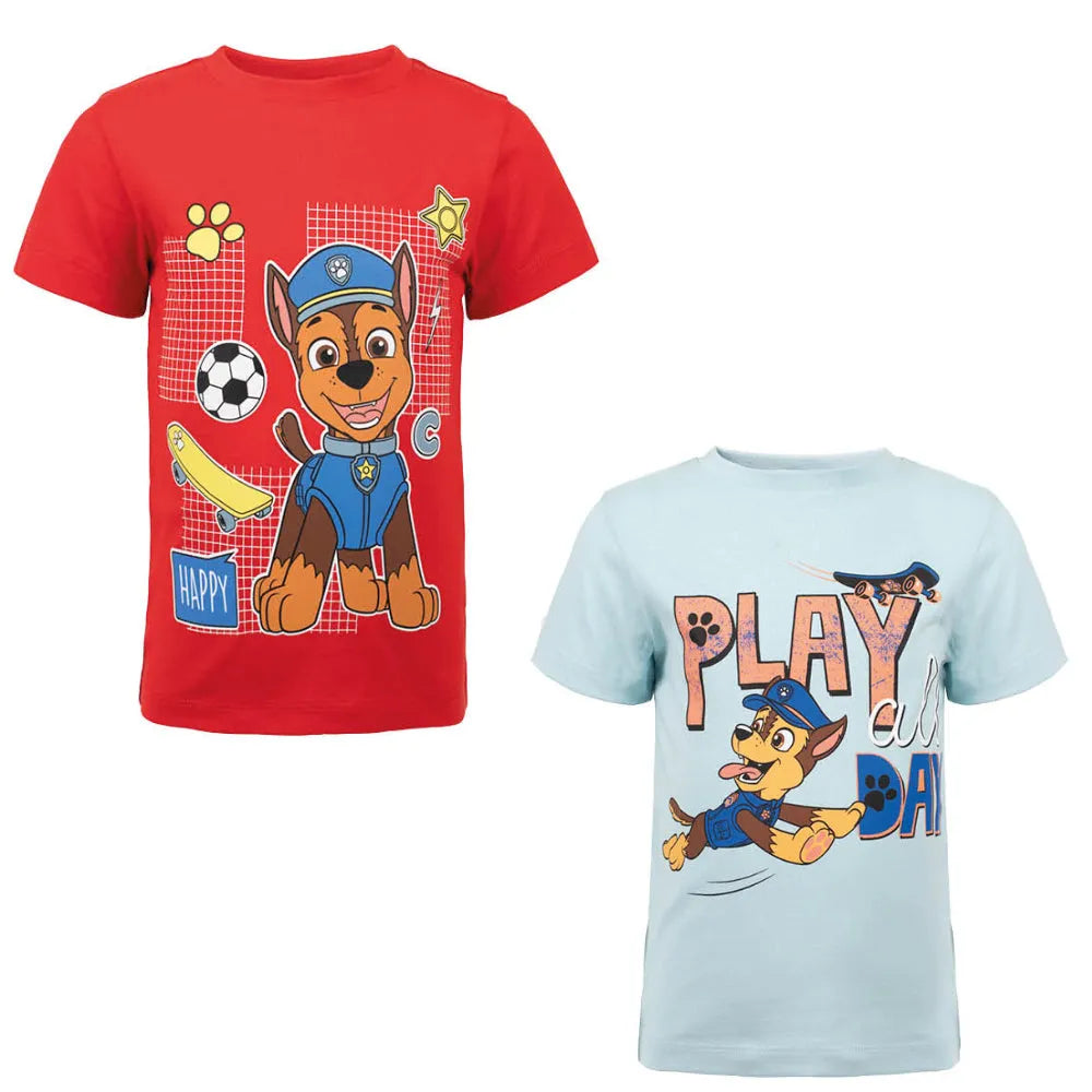 Paw Patrol Chase Kinder Jungen kurzarm T-Shirt Shirt - WS-Trend.de