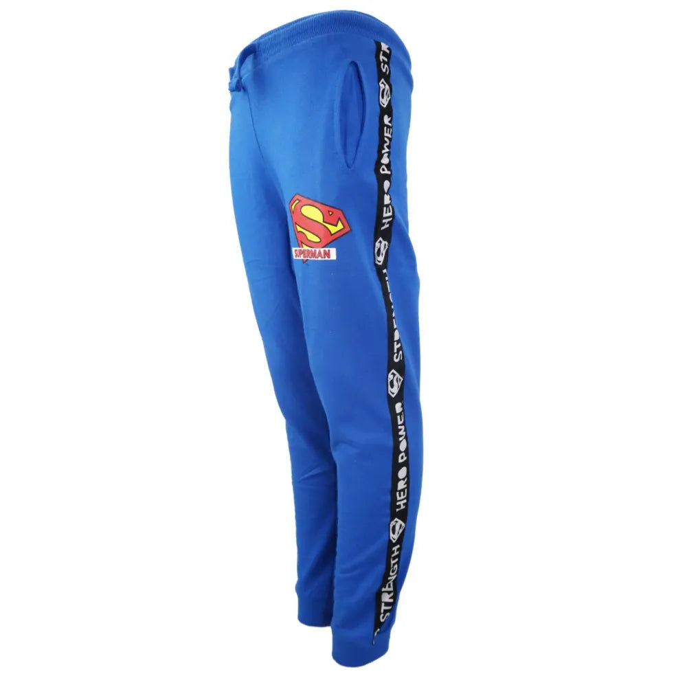 DC Comics Superman Kinder Jogginghose Hose - WS-Trend.de Sporthose 104 bis 134 Blau Schwarz