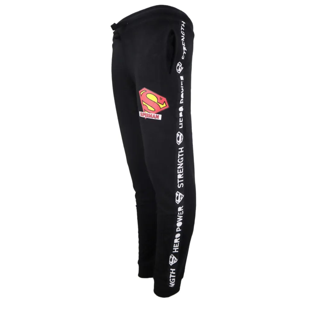 DC Comics Superman Kinder Jogginghose Hose - WS-Trend.de Sporthose 104 bis 134 Blau Schwarz