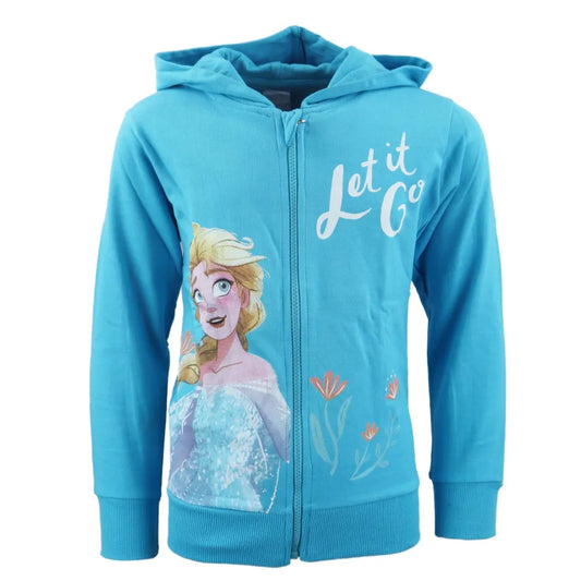 Disney Die Eiskönigin Elsa Kinder Kapuzen Pulli Jacke - WS-Trend.de Pullover Hoodie Kapuze Gr.104-134 Mädchen NEU