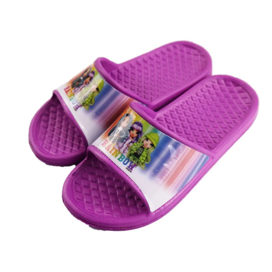 Rainbow High Girls Kinder Sandalen - WS-Trend.de Mädchen Badeschuhe Latschen 25-32 Lila