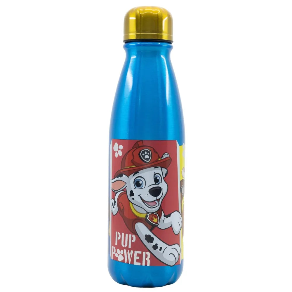 Paw Patrol Chase Rubble Marshall Aluminium Wasserflasche Trinkflasche 600 ml - WS-Trend.de