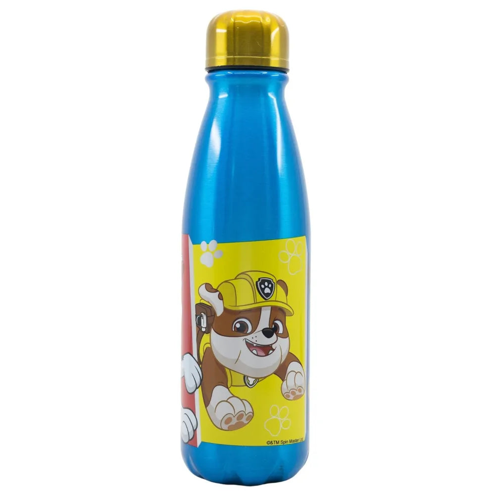 Paw Patrol Chase Rubble Marshall Aluminium Wasserflasche Trinkflasche 600 ml - WS-Trend.de