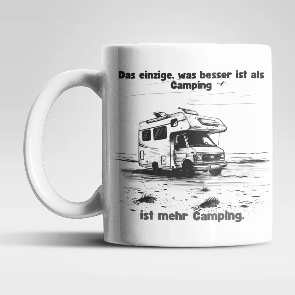 Camping Camper Wohnwagen Kaffeetasse Teetasse Tasse Geschenkidee 325 ml - WS-Trend.de