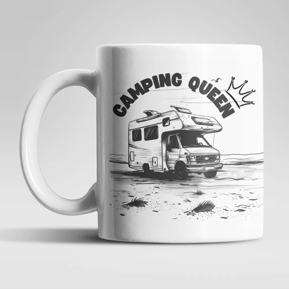 Camping King und Queen Set Kaffeetasse Teetasse Tasse Geschenkidee 325 ml - WS-Trend.de