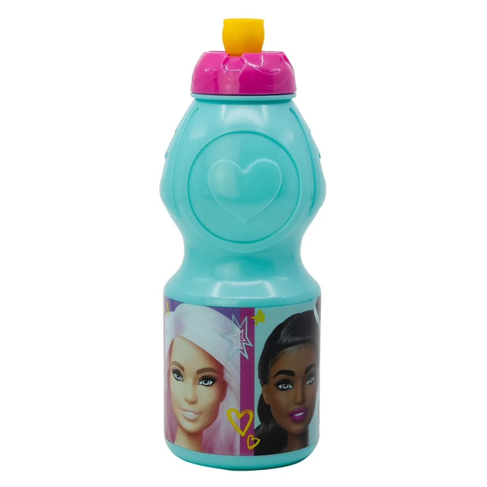 Barbie and Friends 2 teiliges Kinder Set 3 Kammern Brotdose Trinkflasche - WS-Trend.de 400 ml