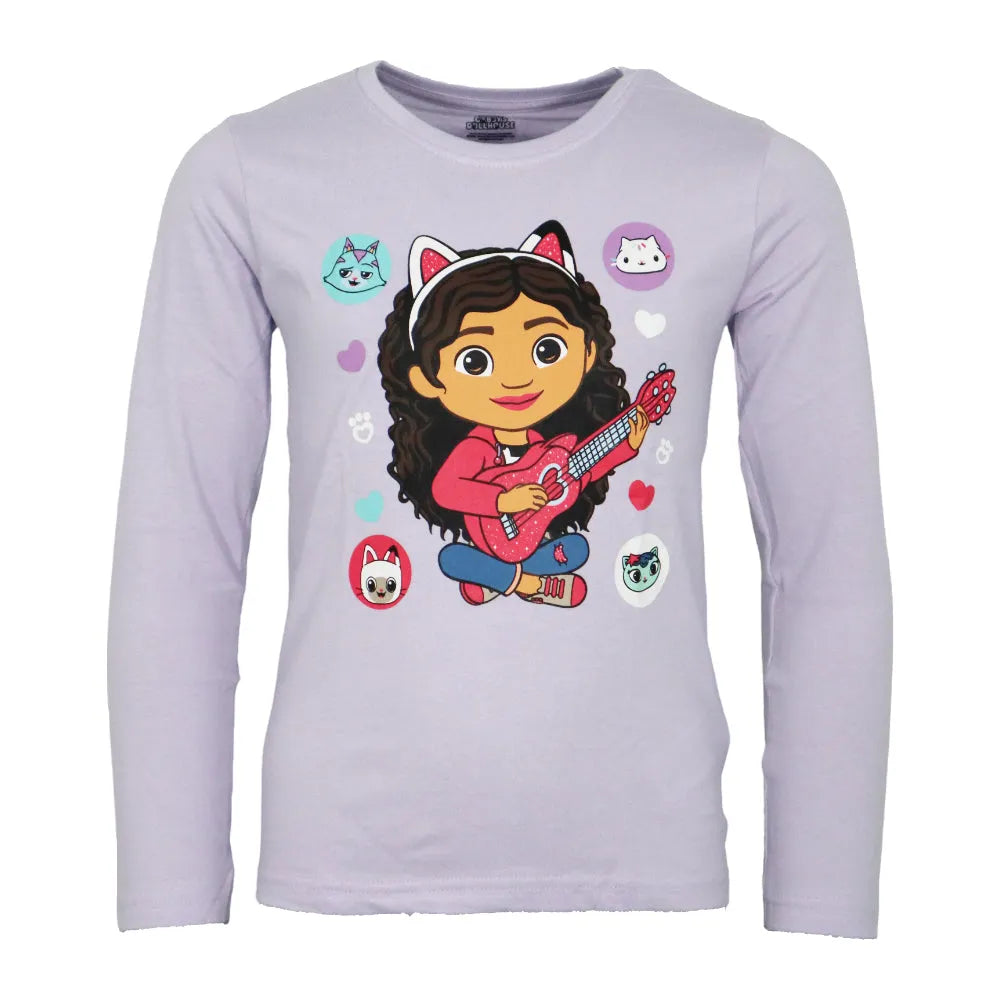 Gabbys Dollhouse Mädchen Kinder Langarmshirt Shirt - WS-Trend.de Gr. 104-134 100% Baumwolle