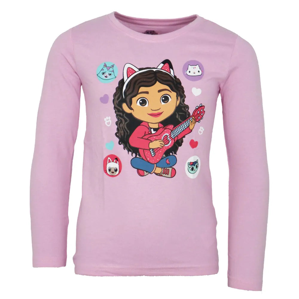 Gabbys Dollhouse Mädchen Kinder Langarmshirt Shirt - WS-Trend.de Gr. 104-134 100% Baumwolle