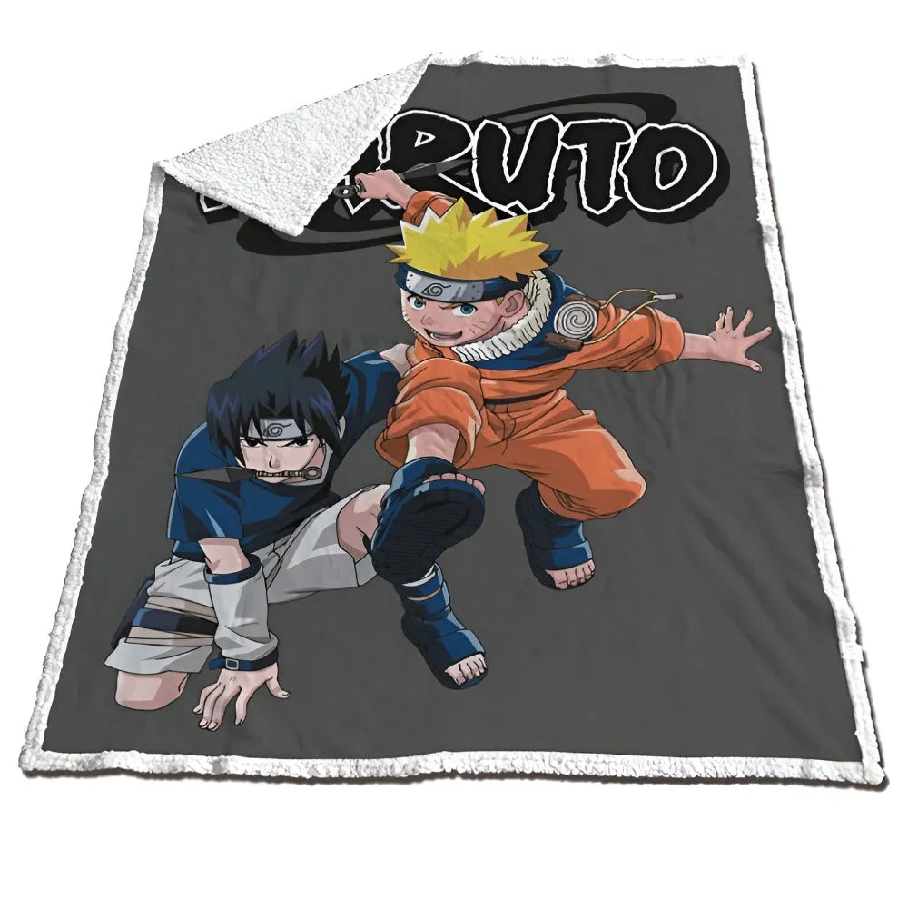 Anime Naruto Shippuden Kinder Coral Decke warme Kuscheldecke 120x150 cm - WS-Trend.de