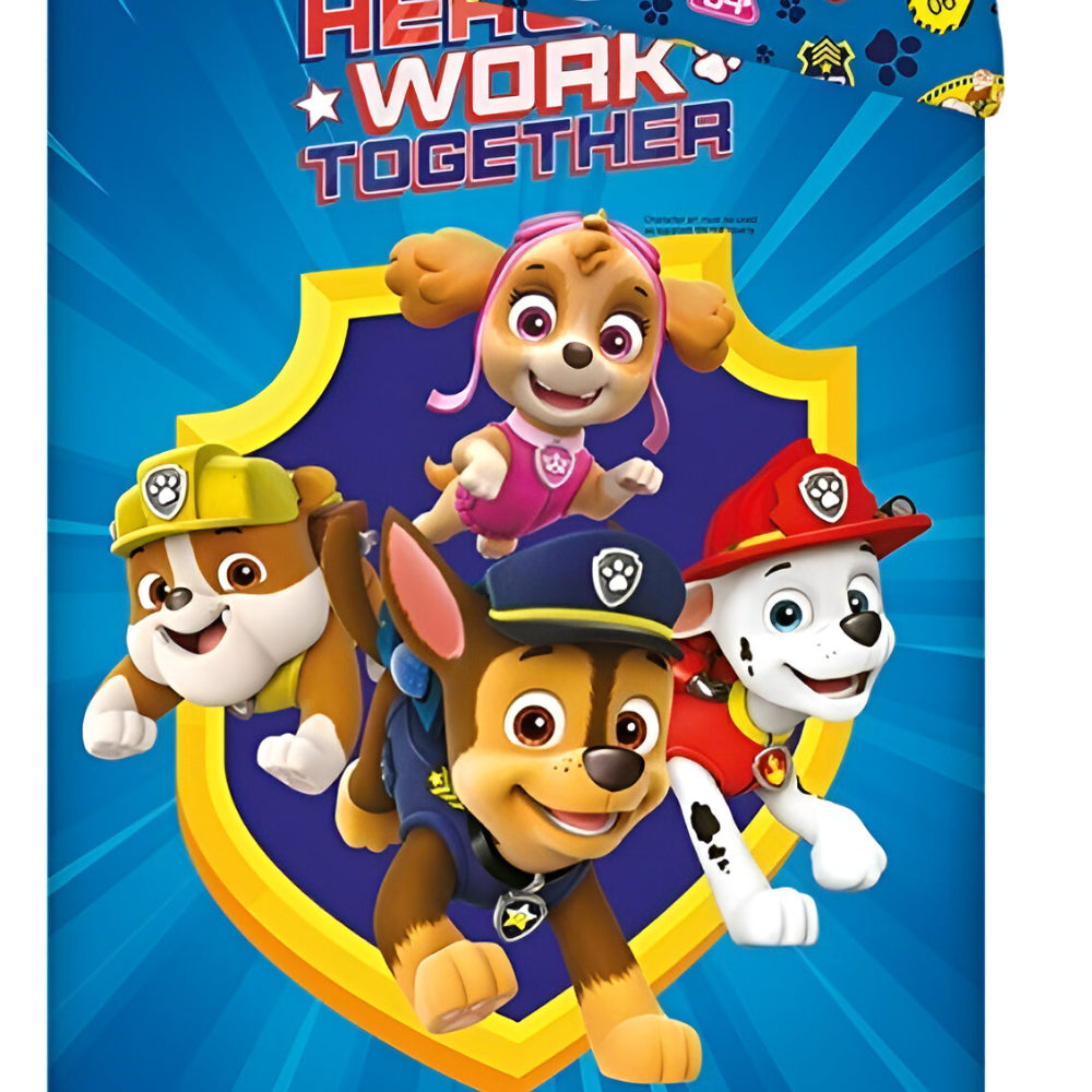 Paw Patrol Chase Skye Kinder Bettwäsche 2tlg. Set 135-140x200 65x65 cm