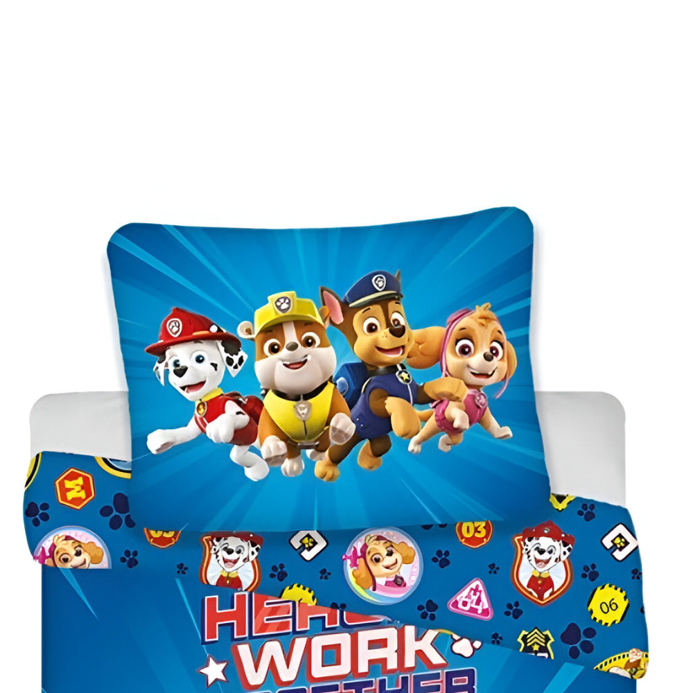 Paw Patrol Chase Skye Kinder Bettwäsche 2tlg. Set 135-140x200 65x65 cm