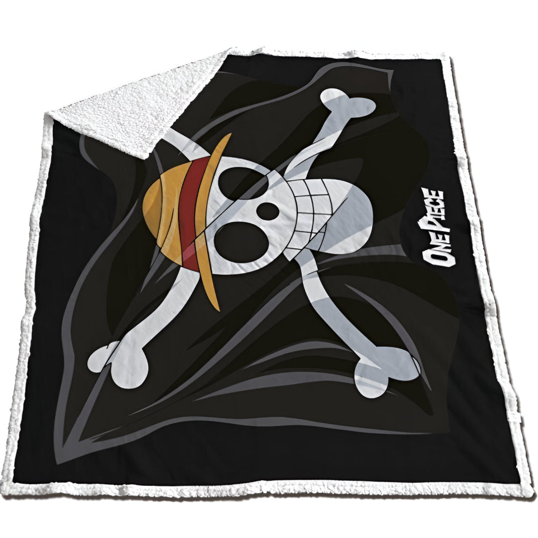 Anime One Piece Piraten Coral Decke warme Kuscheldecke 130x170 cm