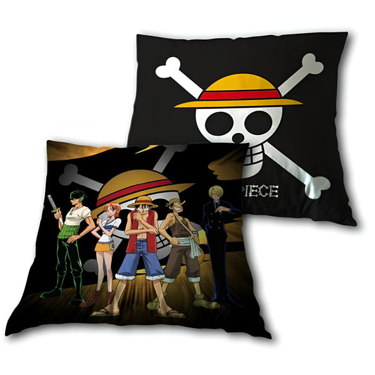 Anime One Piece Luffy and Crew Kissen Dekokissen Cushion 40x40 cm