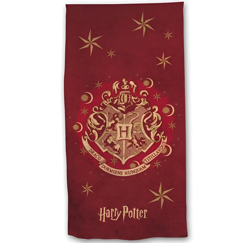 Harry Potter Hogwarts Badetuch Strandtuch 70x140 100% Baumwolle - WS-Trend.de