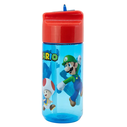 Super Mario Luigi Yoshi Toady Kinder Trinkflasche Wasserflasche Flasche 410 ml - WS-Trend.de