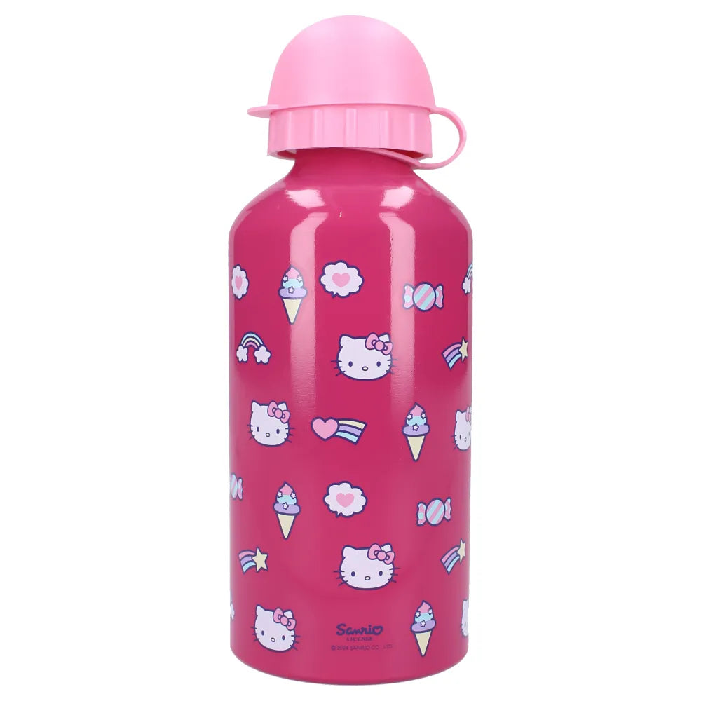 Hello Kitty 2 tlg. Kinder Lunch Set Brotdose XL Alu Trinkflasche 500 ml - WS-Trend.de