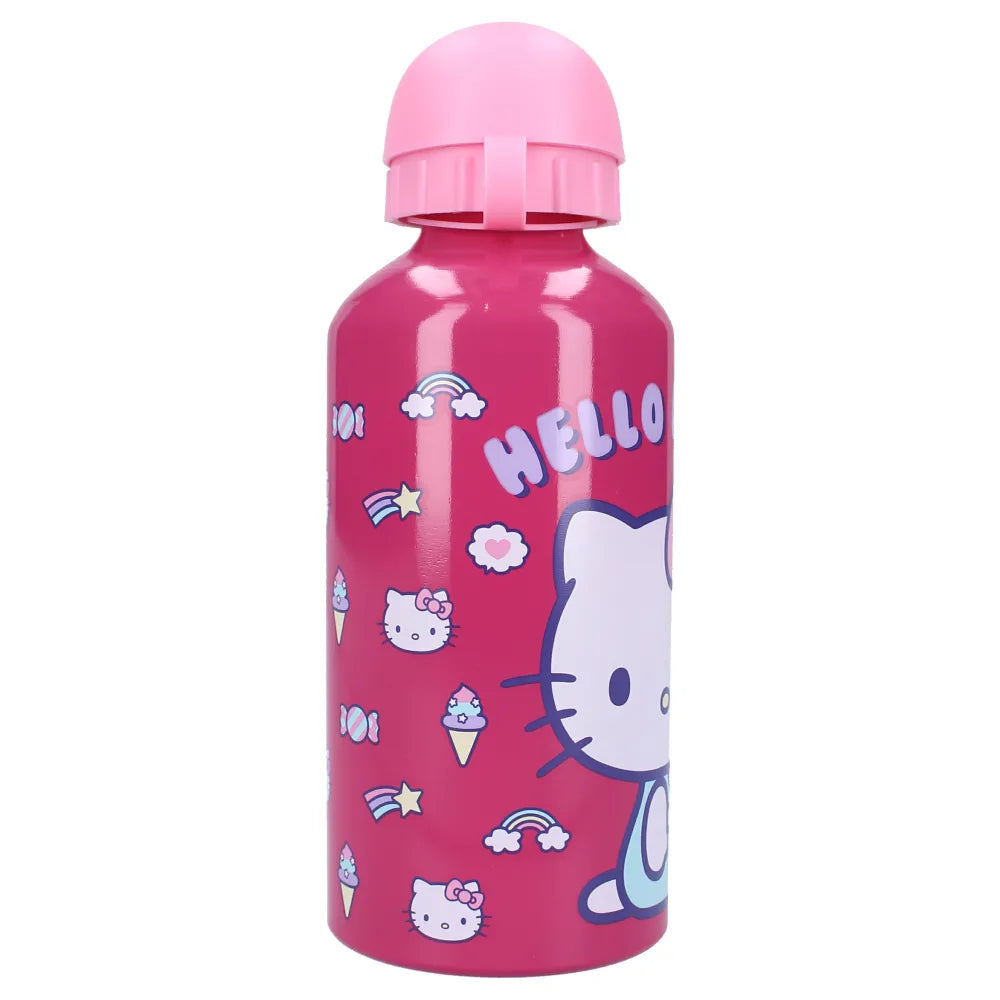 Hello Kitty 2 tlg. Kinder Lunch Set Brotdose XL Alu Trinkflasche 500 ml - WS-Trend.de