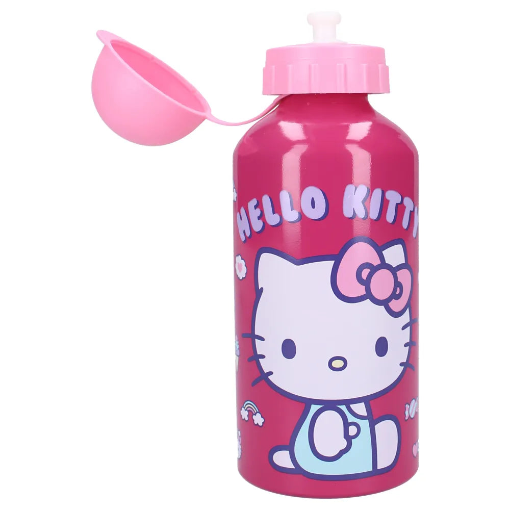 Hello Kitty 2 tlg. Kinder Lunch Set Brotdose XL Alu Trinkflasche 500 ml - WS-Trend.de