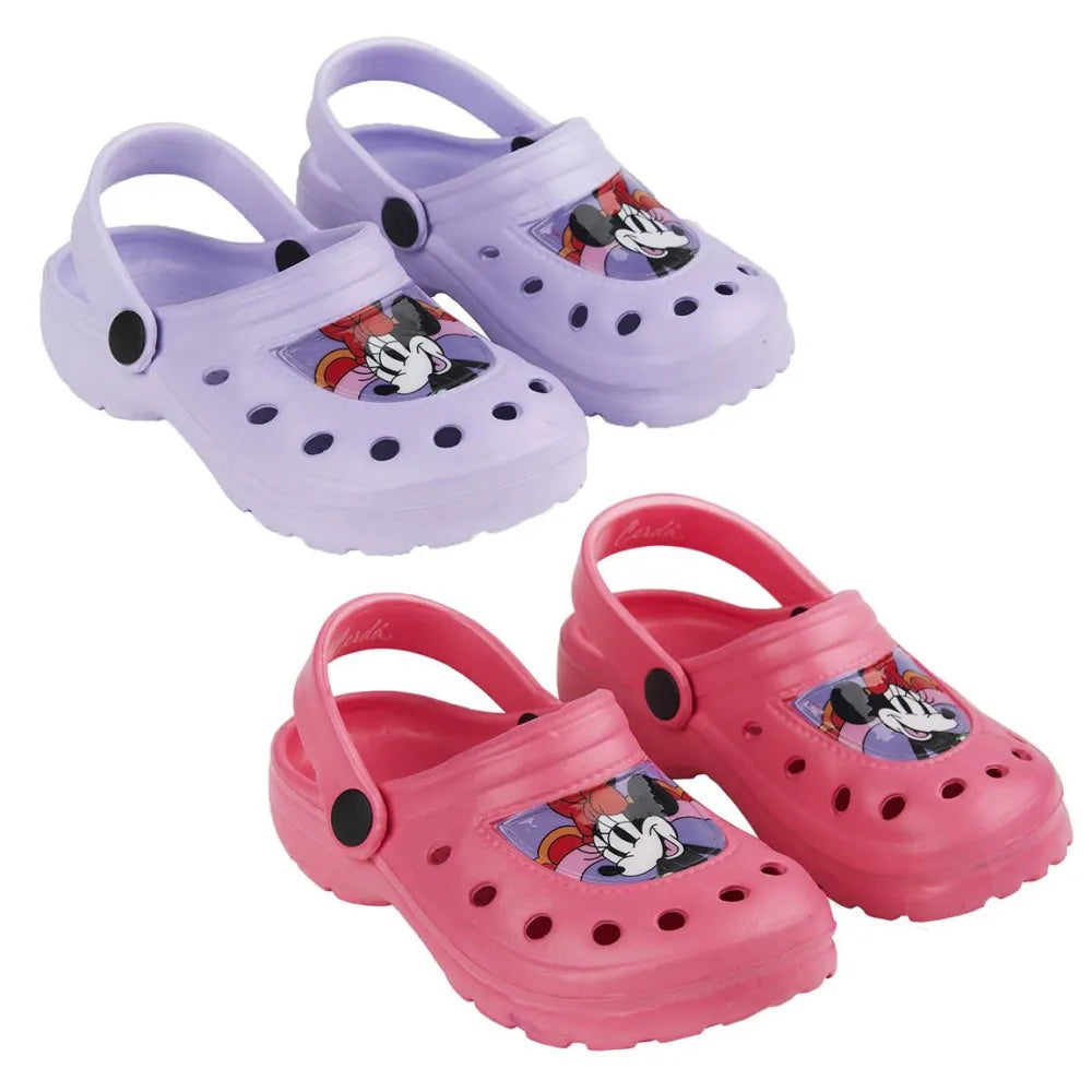 Disney Minnie Maus Kinder Clogs Badeschuhe - WS-Trend.de Latschen Mädchen 24 bis 31