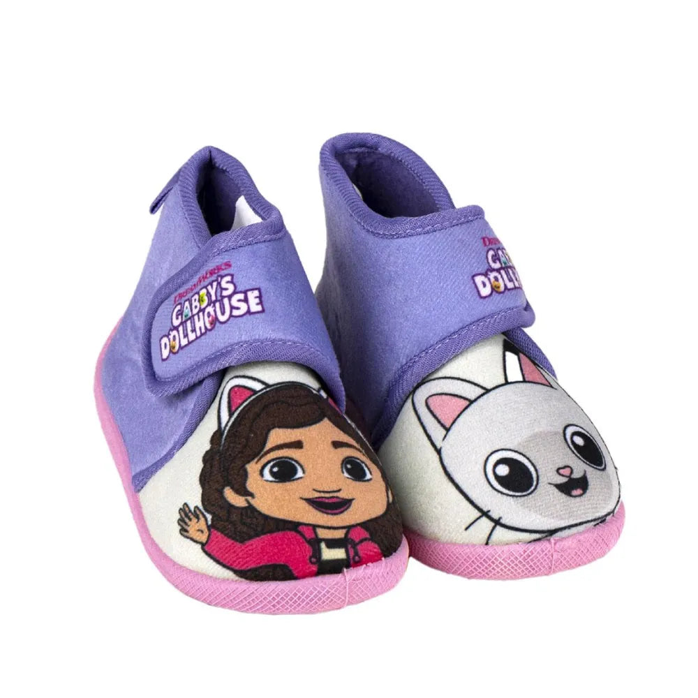 Gabbys Dollhouse Kinder Hausschuhe Kitaschuhe Schlüpfschuhe Klett - WS-Trend.de Baby mit 21-26