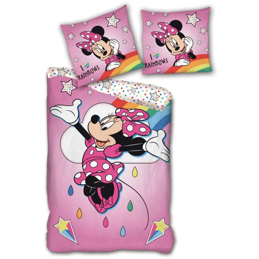 Disney Minnie Maus Kinder Mikrofaser Bettwäsche 2tlg Set - WS-Trend.de 135/140x200 63x63 cm