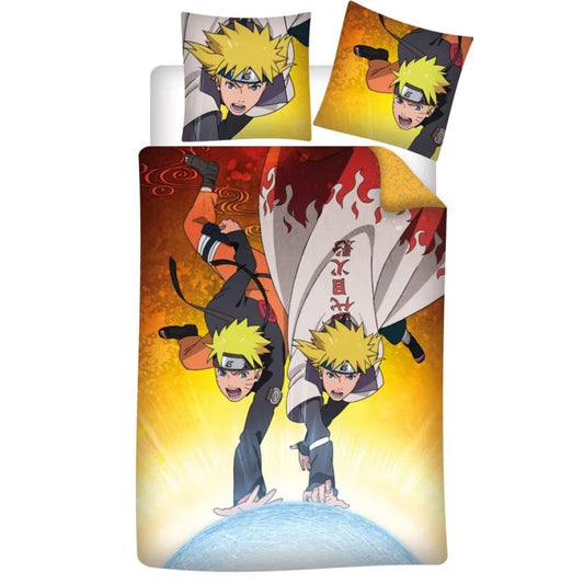 Naruto Shippuden Kinder Bettwäsche Mikrofaser 2tlg Set - WS-Trend.de 135/140x200 63x63 cm