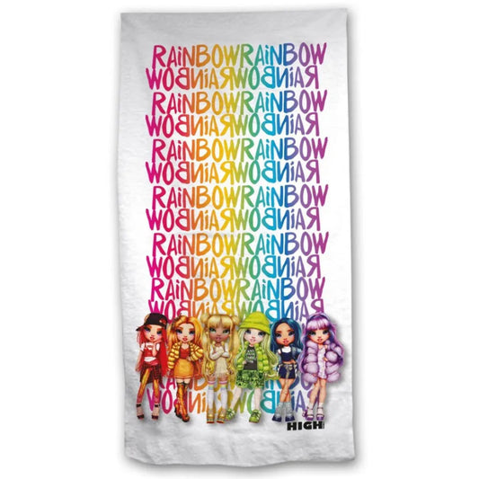 Rainbow High Girls Kinder Mikrofaser Strandtuch Badetuch XL 70x140 - WS-Trend.de Handtuch