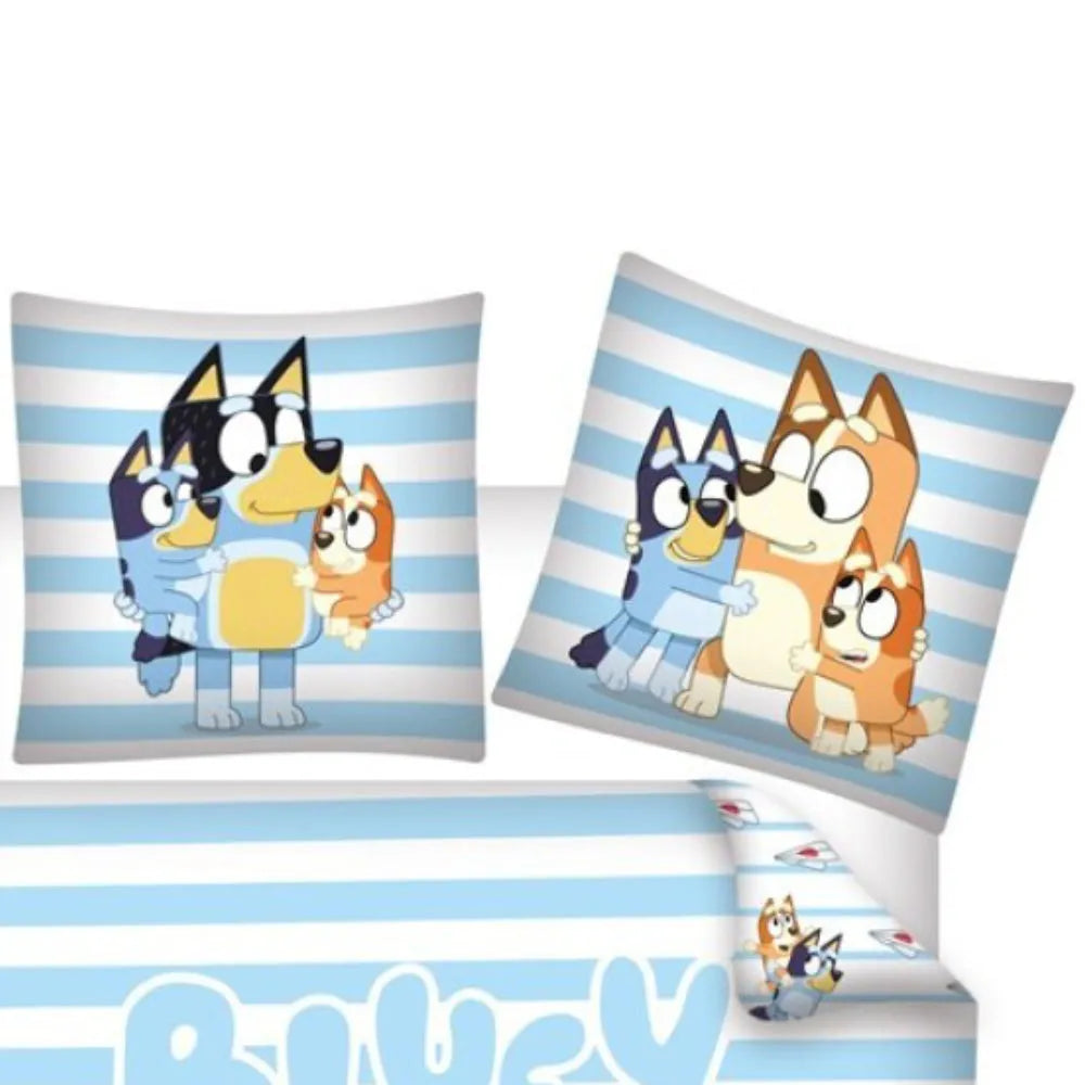 Bluey und Bingo Kinder Bettwäsche 2tlg. Set 135-140x200 65x65 100% Baumwolle - WS-Trend.de