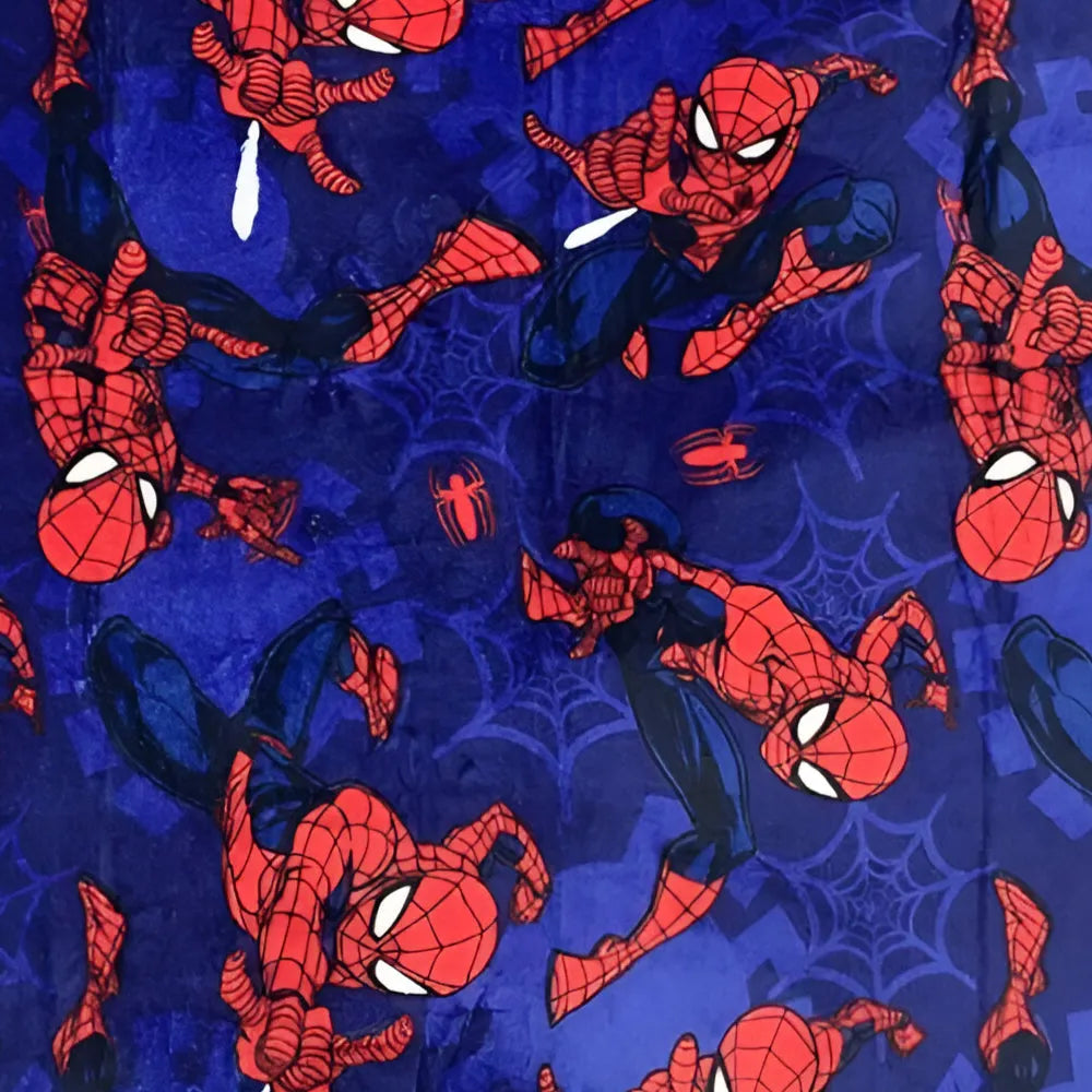 Marvel Spiderman Kinder Flanell Wohndecke warme Kuscheldecke 110x150 cm - WS-Trend.de